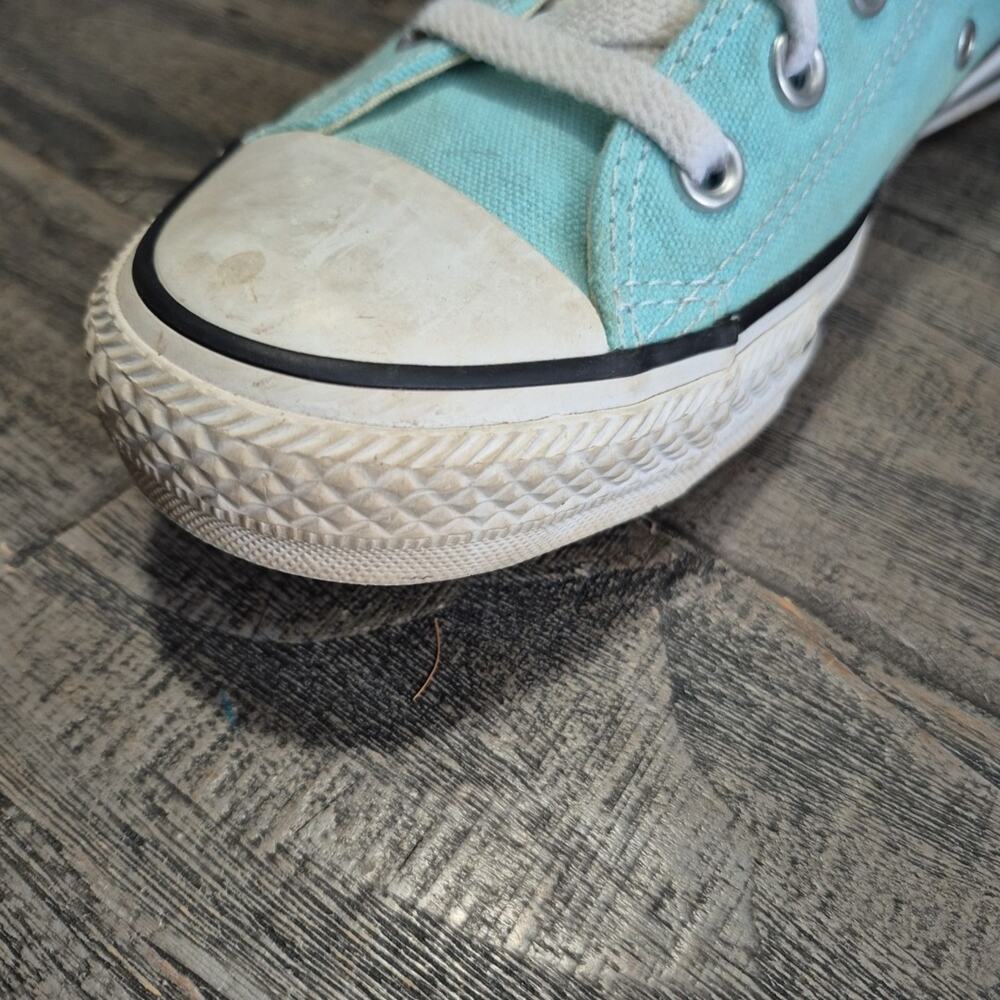 Converse All Star Low Top Sneakers Unisex Mens 8 Womens 10 Light Blue Shoes - Picture 16 of 16